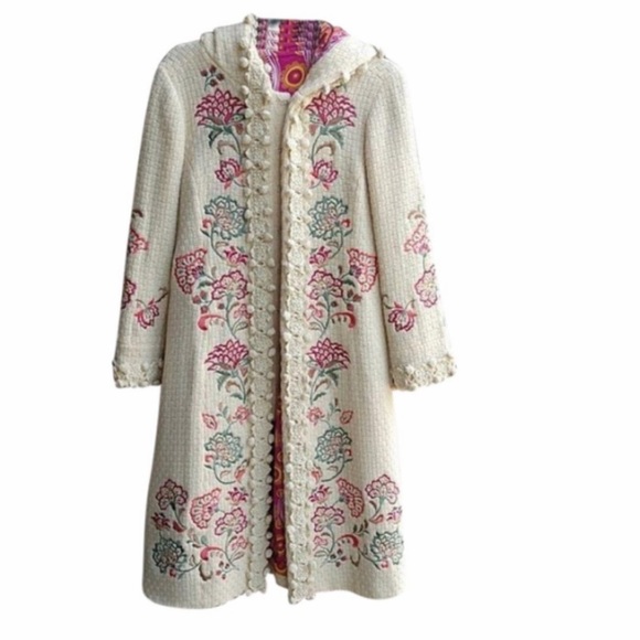 RARE!  Anthropologie Lithe • Embroidered Mountain Coat - Picture 8 of 8